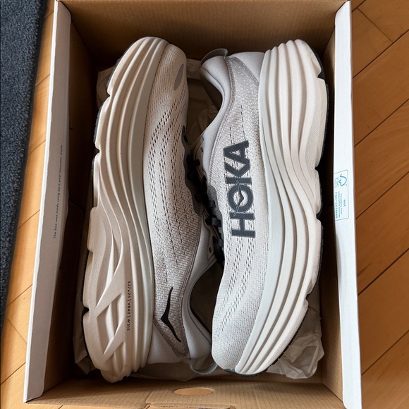Men’s Hoka Bondi 8 Grey and Black Size 10.5 BRAND NEW IN BOX - Picture 5 of 7
